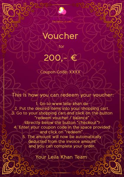 Voucher of 200 €